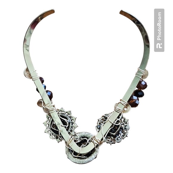 Vintage Gold Tone Neck Collar by Best - Picture 3 of 7